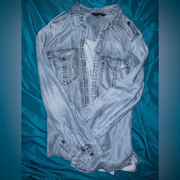 Express Tops - Xs express denim shirt